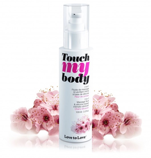 Силиконовый лубрикант 2-в-1 Touch My Body с ароматом вишнёвого цвета - 100 мл. - Love to Love - купить с доставкой в Майкопе