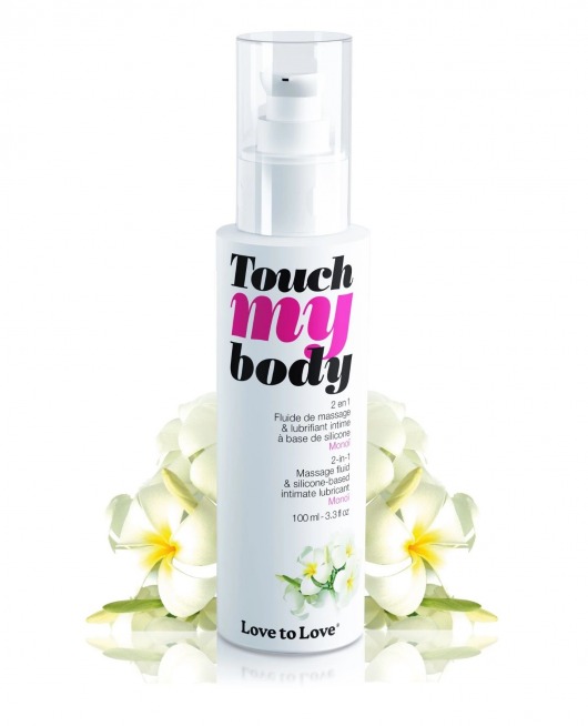Силиконовый лубрикант 2-в-1 Touch My Body с ароматом моной - 100 мл. - Love to Love - купить с доставкой в Майкопе