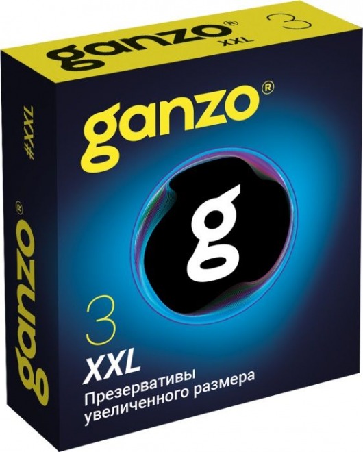 Презервативы увеличенного размера Ganzo XXL - 3 шт. - Ganzo - купить с доставкой в Майкопе