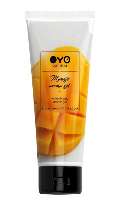 Лубрикант на водной основе OYO Aroma Gel Mango с ароматом манго - 75 мл. - OYO - купить с доставкой в Майкопе