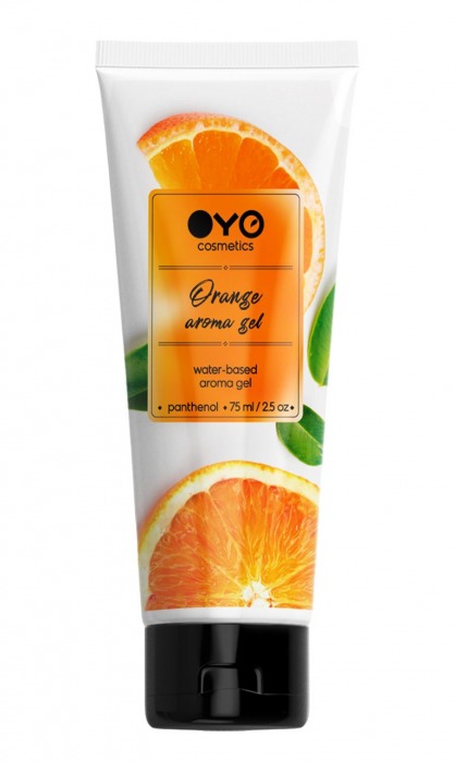 Лубрикант на водной основе OYO Aroma Gel Orange с ароматом апельсина - 75 мл. - OYO - купить с доставкой в Майкопе