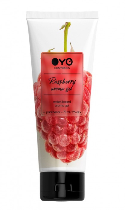 Лубрикант на водной основе OYO Aroma Gel Raspberry с ароматом малины - 75 мл. - OYO - купить с доставкой в Майкопе
