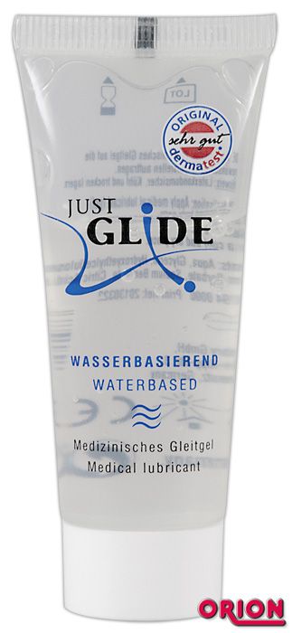 Вагинальная смазка на водной основе JUSTGLIDE - 20 мл. - Orion - купить с доставкой в Майкопе
