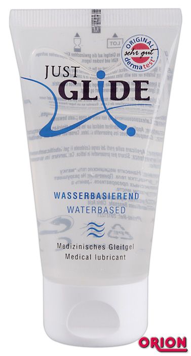 Вагинальная смазка на водной основе JUSTGLIDE - 50 мл. - Orion - купить с доставкой в Майкопе