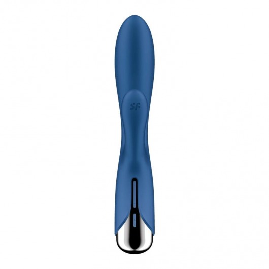 Синий вибратор-кролик с ротацией Spinning Rabbit 1 - 20 см. - Satisfyer