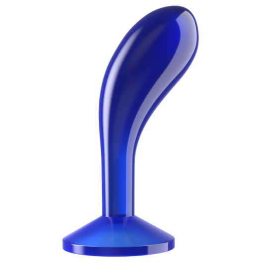 Синяя анальная втулка Flawless Clear Prostate Plug 6.0 - 15 см. - Lovetoy - в Майкопе купить с доставкой