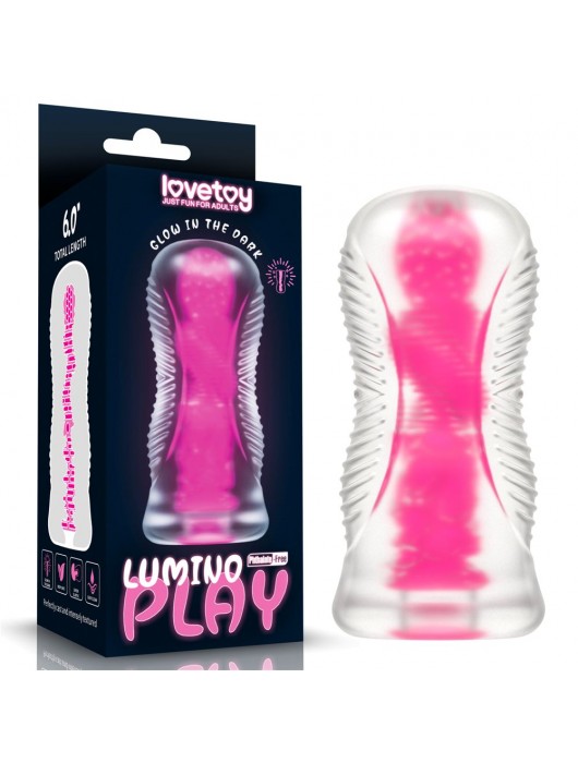 Светящийся в темноте мастурбатор 6.0 Lumino Play Masturbator - Lovetoy - в Майкопе купить с доставкой