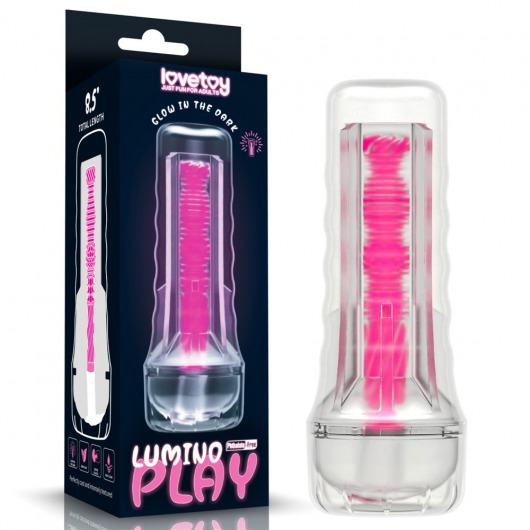 Светящийся в темноте мастурбатор 8.5 Lumino Play Masturbator - Lovetoy - в Майкопе купить с доставкой