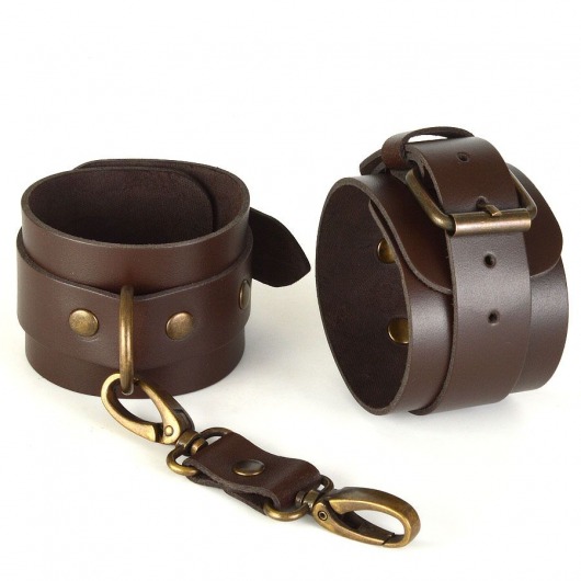 Коричневые наручники IDEAL - Sitabella - купить с доставкой в Майкопе