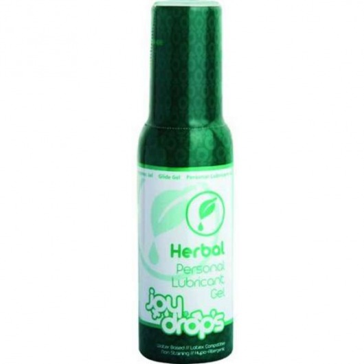 Смазка на водной основе JoyDrops Herbal - 100 мл. - JoyDrops - купить с доставкой в Майкопе