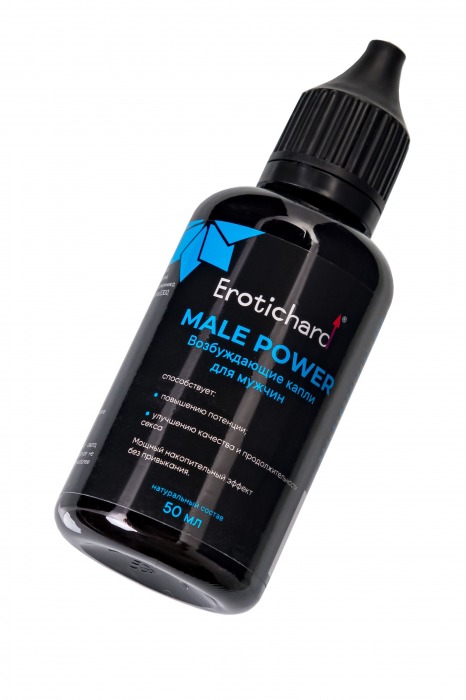 Капли для мужчин Erotichard Male Power - 50 мл. - Erotic Hard - купить с доставкой в Майкопе