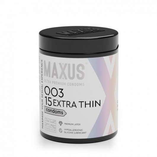 Экстремально тонкие презервативы MAXUS 003 Extra Thin - 15 шт. - Maxus - купить с доставкой в Майкопе