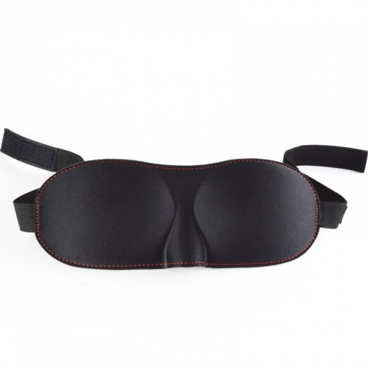 Черная маска на липучке «Комфорт» - Sitabella - купить с доставкой в Майкопе