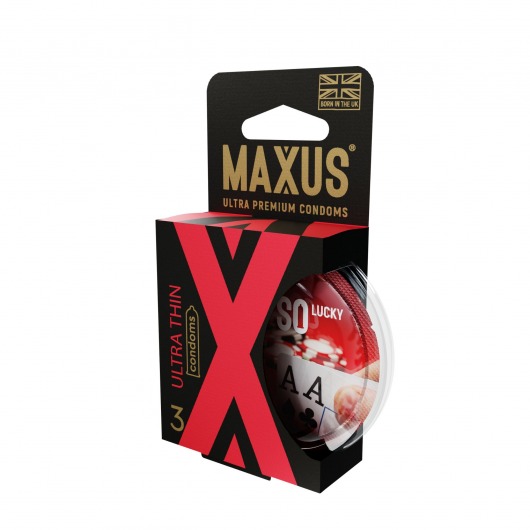 Ультратонкие презервативы MAXUS AIR Ultra Thin - 3 шт. - Maxus - купить с доставкой в Майкопе