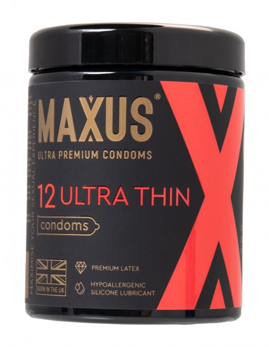 Ультратонкие презервативы MAXUS Ultra Thin - 12 шт. - Maxus - купить с доставкой в Майкопе