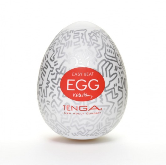 Мастурбатор-яйцо Keith Haring EGG PARTY - Tenga - в Майкопе купить с доставкой