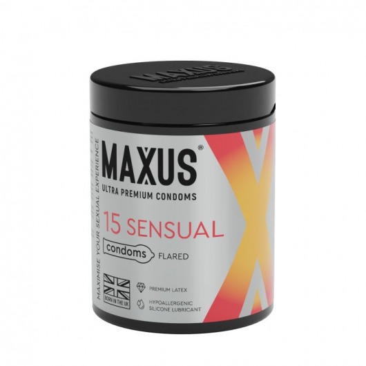 Анатомические презервативы MAXUS Sensual - 15 шт. - Maxus - купить с доставкой в Майкопе