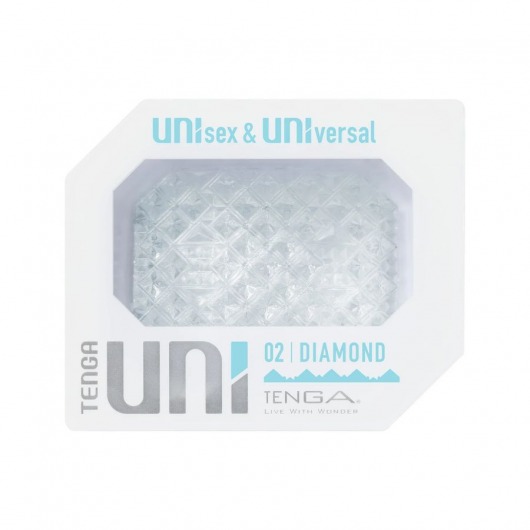 Прозрачный мастурбатор-стимулятор Tenga Uni Diamond - Tenga - в Майкопе купить с доставкой