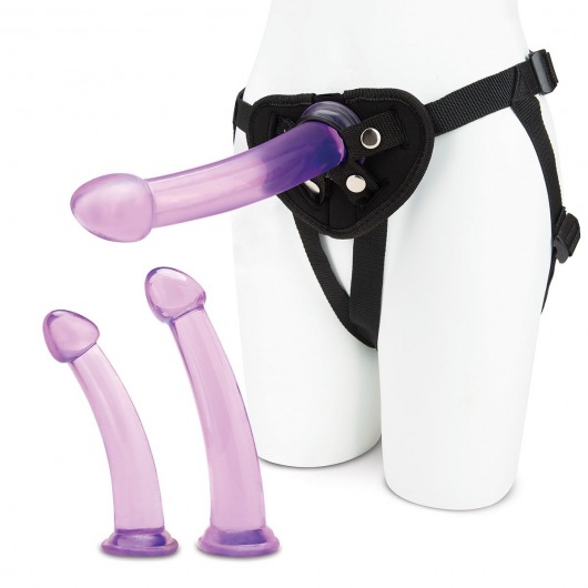 Тренировочный набор с тремя насадками Pegging Training Set - Lux Fetish - купить с доставкой в Майкопе