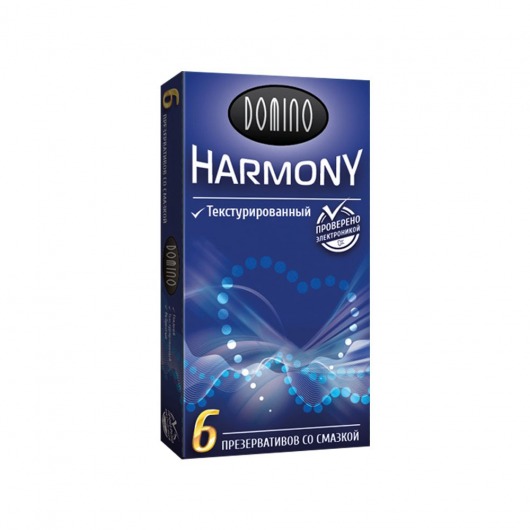 Текстурированные презервативы Domino Harmony - 6 шт. - Domino - купить с доставкой в Майкопе