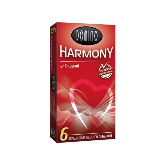 Гладкие презервативы Domino Harmony - 6 шт. - Domino - купить с доставкой в Майкопе