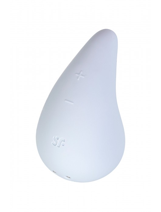 Голубой вибромассажер в форме капли Dew Drop - Satisfyer