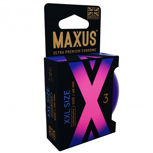Презервативы Maxus XXL увеличенного размера - 3 шт. - Maxus - купить с доставкой в Майкопе