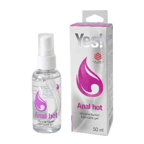 Согревающая силиконовая гель-смазка Yes Anal hot - 50 мл. - Sitabella - купить с доставкой в Майкопе