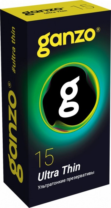 Прозрачные ультратонкие презервативы Ganzo Ultra thin - 15 шт. - Ganzo - купить с доставкой в Майкопе