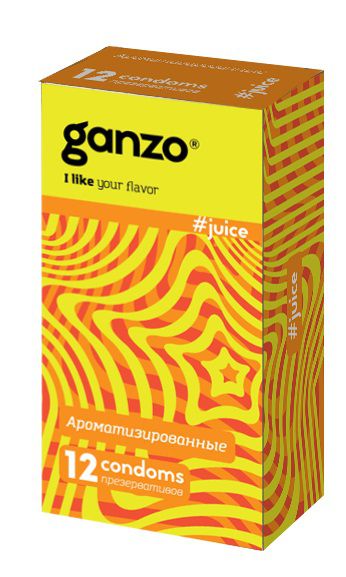 Ароматизированные презервативы Ganzo Juice - 12 шт. - Ganzo - купить с доставкой в Майкопе
