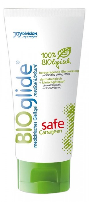 Гель-лубрикант на водной основе BIOglide safe Carrageen - 100 мл. - Joy Division - купить с доставкой в Майкопе