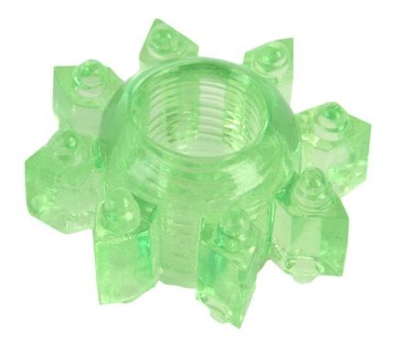 Зеленое эрекционное кольцо-звезда - Toyfa Basic - в Майкопе купить с доставкой