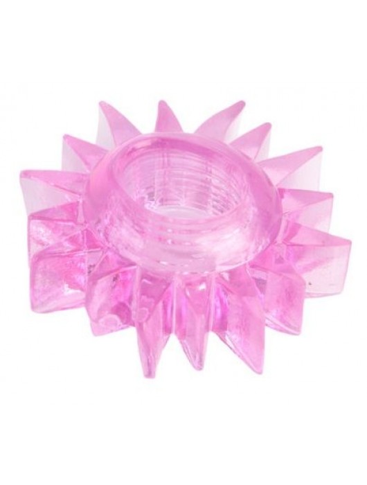 Розовое эрекционное кольцо - Toyfa Basic - в Майкопе купить с доставкой