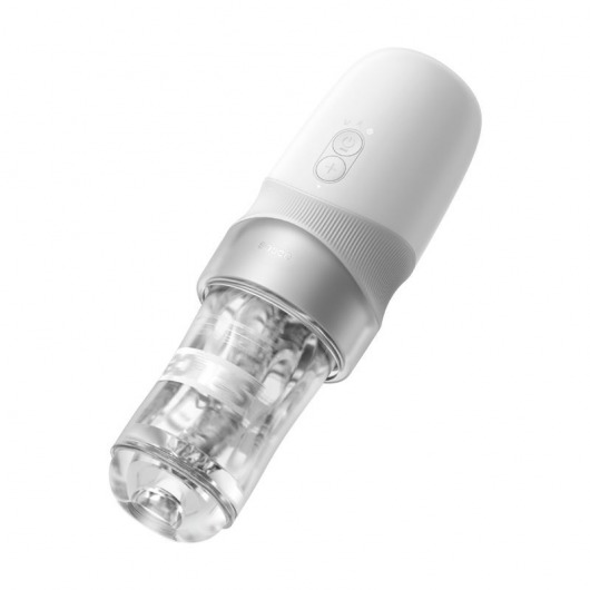 Белый автоматический мастурбатор Extra Sauce - Sauce - в Майкопе купить с доставкой