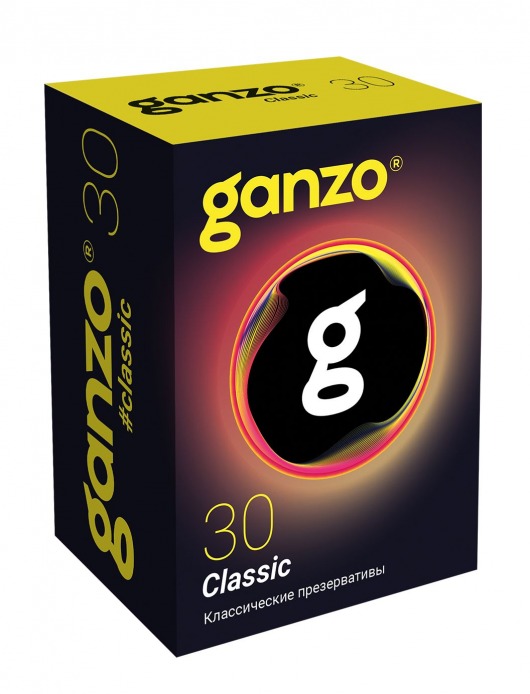 Классические презервативы с обильной смазкой Ganzo Classic - 30 шт. - Ganzo - купить с доставкой в Майкопе