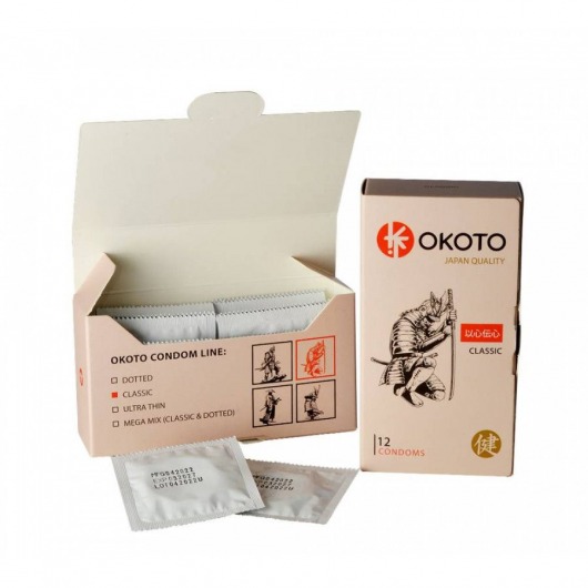 Презервативы OKOTO Classic - 12 шт. - Sitabella - купить с доставкой в Майкопе