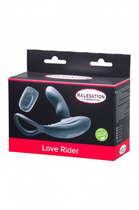 Стимулятор простаты с эрекционным кольцом Love Rider - MALESATION - в Майкопе купить с доставкой