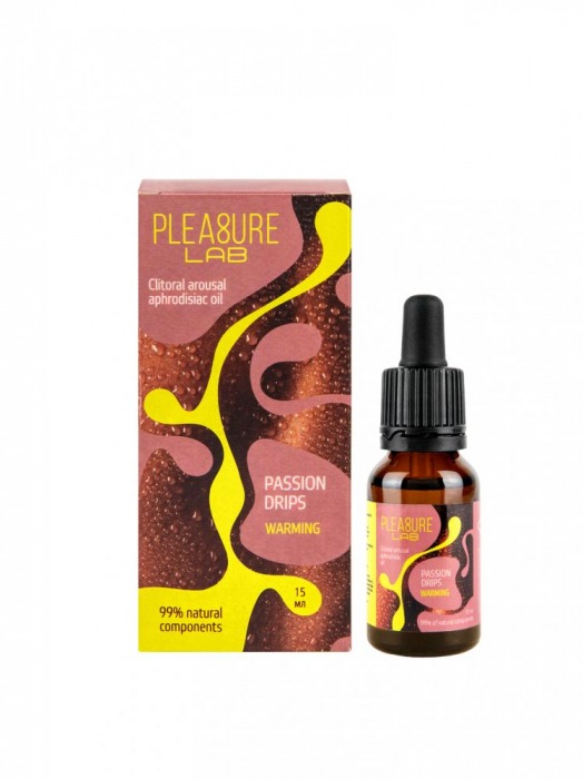 Капли с согревающим эффектом Passion Drips Warming - 15 мл. - Pleasure Lab - купить с доставкой в Майкопе