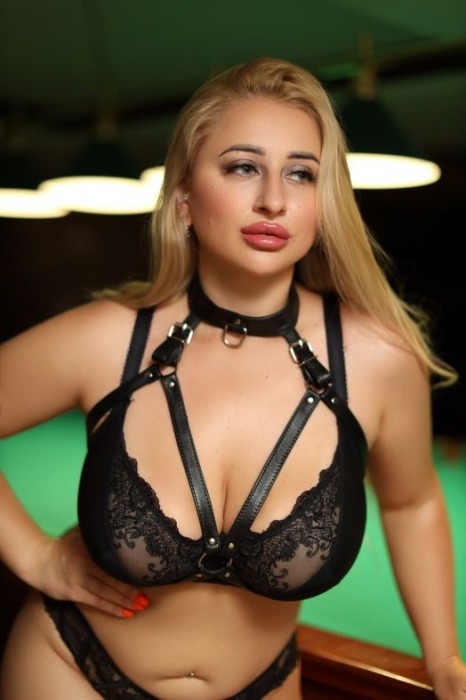 Черная кожаная сбруя с ошейником plus size из нежной кожи - БДСМ Арсенал - купить с доставкой в Майкопе