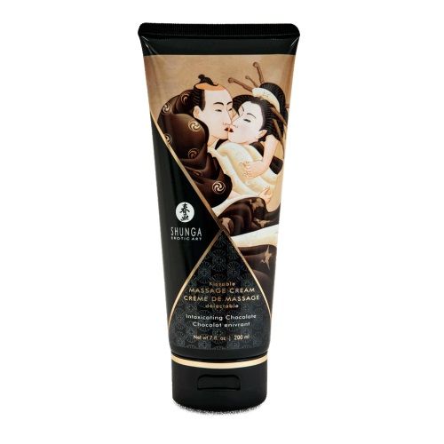 Массажный крем для тела с ароматом шоколада Intoxicating Chocolate - 200 мл. - Shunga - купить с доставкой в Майкопе