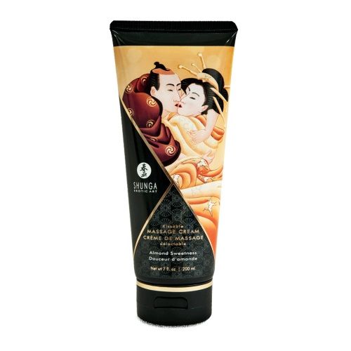 Массажный крем для тела с ароматом миндаля Almond Sweetness - 200 мл. - Shunga - купить с доставкой в Майкопе