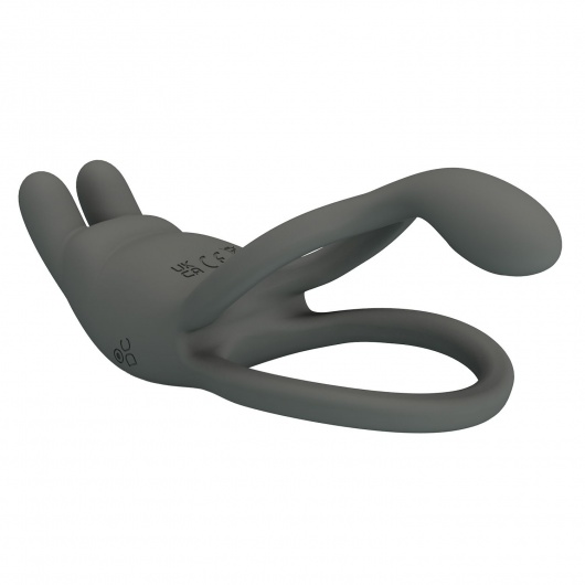 Серое эрекционное виброкольцо Dwayne - Baile - в Майкопе купить с доставкой