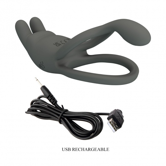 Серое эрекционное виброкольцо Dwayne - Baile - в Майкопе купить с доставкой