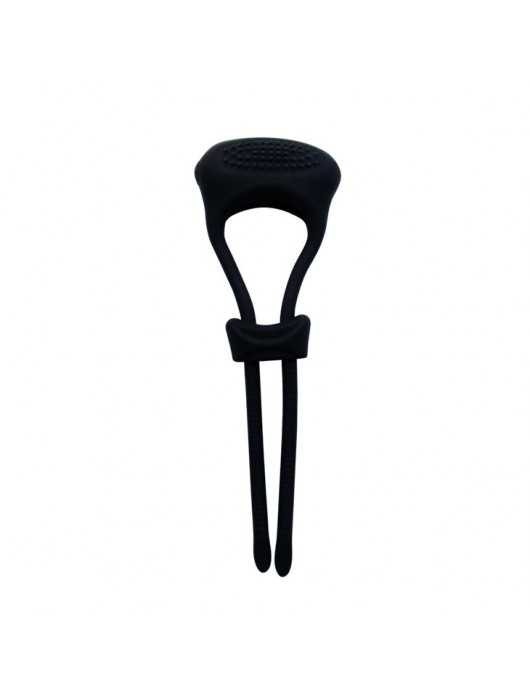 Чёрное лассо на пенис с вибрацией - Baile - в Майкопе купить с доставкой