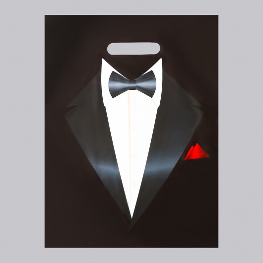 Пакет «Смокинг» полиэтиленовый с вырубной ручкой (30х40 см) - UPAK LAND - купить с доставкой в Майкопе