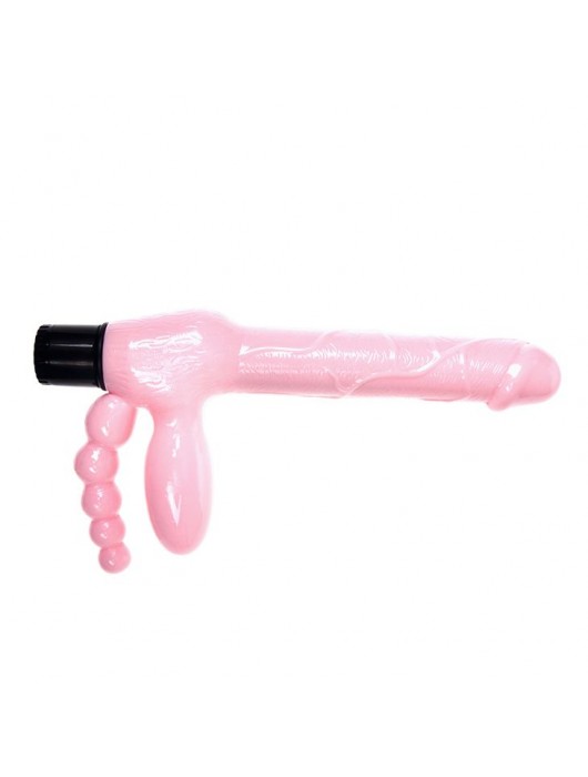 Безремневой вибрострапон с анальным отростком - Baile - купить с доставкой в Майкопе