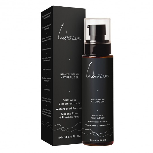Интимный гель на водной основе с экстрактами нони и нима Luberium Natural Gel - 100 мл. - Luberium - купить с доставкой в Майкопе