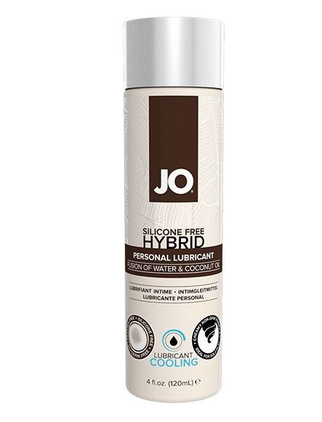 Водно-масляный лубрикант с охлаждающим эффектом JO Silicon free Hybrid Lubricant COOLING - 120 мл. - System JO - купить с доставкой в Майкопе
