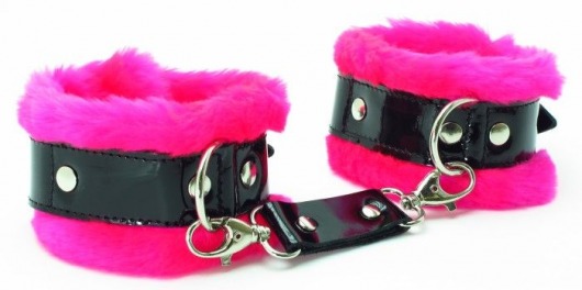 Розовые наручники с мехом BDSM Light - БДСМ Арсенал - купить с доставкой в Майкопе