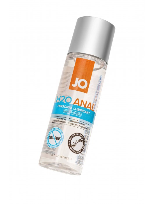 Анальный лубрикант на водной основе JO Anal H2O - 60 мл. - System JO - купить с доставкой в Майкопе